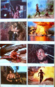 Rambo First Blood 2 1985 large lobby cards Sylvester Stallone George P Cosmatos