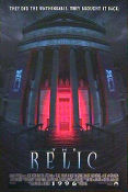 The Relic 1997 movie poster Penelope Ann Miller Tom Sizemore Linda Hunt Peter Hyams