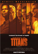 Remember the Titans 2000 movie poster Denzel Washington Ryan Gosling Will Patton Boaz Yakin Sports