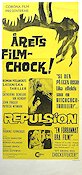 Repulsion 1965 movie poster Catherine Deneuve Ian Hendry John Fraser Roman Polanski