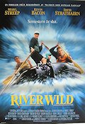 The River Wild 1994 movie poster Meryl Streep Kevin Bacon David Strathairn Curtis Hanson Ships and navy Travel