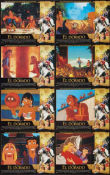 The Road to El Dorado 2000 lobby card set Kevin Kline Bibo Bergeron Animation
