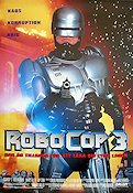 RoboCop 3 1993 movie poster Robert John Burke Nancy Allen Mario Machado Fred Dekker Robots Police and thieves