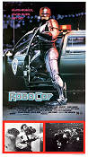 RoboCop 1987 movie poster Peter Weller Nancy Allen Dan O´Herlihy Paul Verhoeven Robots Police and thieves