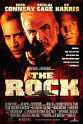 The Rock 1996 movie poster Sean Connery Nicolas Cage Ed Harris Find more: Jerry Bruckheimer