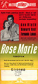 Rose Marie 1954 movie poster Ann Blyth Howard Keel Fernando Lamas Mervyn LeRoy