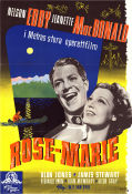 Rose-Marie 1936 movie poster Jeanette MacDonald Nelson Eddy Reginald Owen WS Van Dyke Mountains Musicals