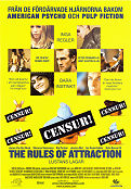 The Rules of Attraction 2002 movie poster James van der Beek Ian Somerhalder Shannyn Sossamon Roger Avary