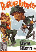 At War with the Army 1950 movie poster Dean Martin Jerry Lewis Mike Kellin Hal Walker Poster artwork: Walter Bjorne War