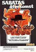 Return of Sabata 1971 movie poster Lee Van Cleef Reiner Schöne Giampiero Albertini Gianfranco Parolini