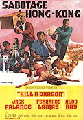 Kill a Dragon 1968 movie poster Jack Palance Fernando Lamas Asia