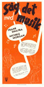 Higher and Higher 1944 movie poster Frank Sinatra Michele Morgan Jack Haley Tim Whelan Musicals
