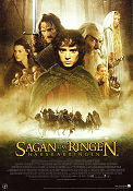 The Lord of the Rings 2001 poster Elijah Wood Peter Jackson