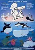 Samson och Sally 1984 movie poster Animation Denmark