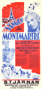 Sången från Montmartre 1940 poster Janine Darcey Pierre Brasseur Pierre Larquey Maurice Cloche