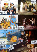 Bedknobs and Broomsticks 1971 lobby card set Angela Lansbury David Tomlinson Roddy McDowall Ward Kimball Musicals Animation