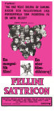 Fellini Satyricon 1969 poster Martin Potter Federico Fellini