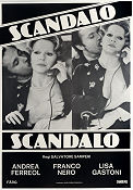 Scandalo 1976 movie poster Franco Nero Lisa Gastoni Salvatore Samperi