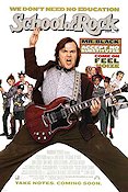 School of Rock 2003 movie poster Jack Black Richard Linklater School Rock and pop