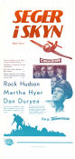 Battle Hymn 1957 movie poster Rock Hudson Martha Hyer Dan Duryea Douglas Sirk Planes