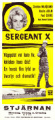 Sergeant X 1960 poster Noelle Adam Christian Marquand Paul Guers Bernard Borderie