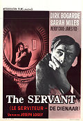 The Servant 1963 poster Dirk Bogarde Joseph Losey