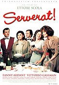 La cena 1998 movie poster Fanny Ardant Vittorio Gassman Ettore Scola Food and drink
