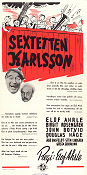 Sextetten Karlsson 1945 poster John Botvid Birgit Rosengren Elof Ahrle Barn