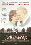 Shadowlands 1993 poster Anthony Perkins Richard Attenborough