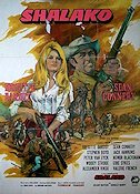 Shalako 1968 movie poster Sean Connery Brigitte Bardot Stephen Boyd Edward Dmytryk Mountains