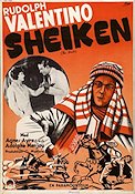 The Sheik 1921 movie poster Rudolph Valentino