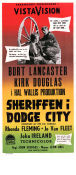 Gunfight at the O.K. Corral 1957 movie poster Burt Lancaster Kirk Douglas John Sturges