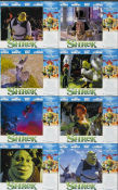 Shrek 2001 lobby card set Mike Myers Animation