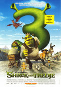 Shrek the Third 2007 movie poster Mike Myers Chris Miller Animation 3-D