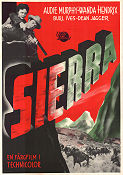 Sierra 1950 poster Audie Murphy Alfred E Green