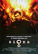 Signs 2002 movie poster Mel Gibson Joaquin Phoenix Rory Culkin M Night Shyamalan