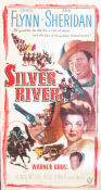 Silver River 1948 movie poster Errol Flynn Ann Sheridan Thomas Mitchell Raoul Walsh