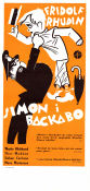 Simon i Backabo 1934 poster Fridolf Rhudin Gustaf Edgren