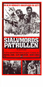 Självmordspatrullen 1970 poster Michael Caine Cliff Robertson Ian Bannen Robert Aldrich