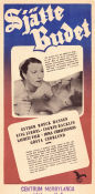 Sjätte budet 1947 poster Esther Roeck Hansen Stig Järrel