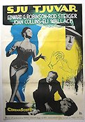 Seven Thieves 1960 movie poster Edward G Robinson Joan Collins