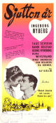 Sjutton år 1957 movie poster Ingeborg Nyberg Tage Severin Randi Kolstad Alf Kjellin Horses Romance