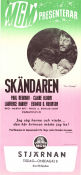 Skändaren 1964 poster Paul Newman Laurence Harvey Claire Bloom Martin Ritt