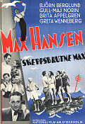 Rendezvous im Paradies 1936 poster Max Hansen Sigurd Wallén