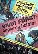 Skjut först änglarna betalar 1968 movie poster George Hilton