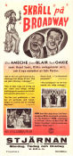Skräll på Broadway 1943 poster Don Ameche Janet Blair Jack Oakie Gregory Ratoff