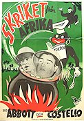 Africa Screams 1949 movie poster Abbott and Costello