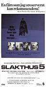 Slaughterhouse-Five 1972 movie poster Michael Sacks Ron Leibman Eugene Roche George Roy Hill Writer: Kurt Vonnegut