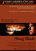 Sling Blade 1996 movie poster Dwight Yoakam JT Walsh John Ritter Billy Bob Thornton Bridges
