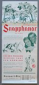 Snapphanar 1941 movie poster Edvard Persson George Fant Eva Henning Åke Ohberg
